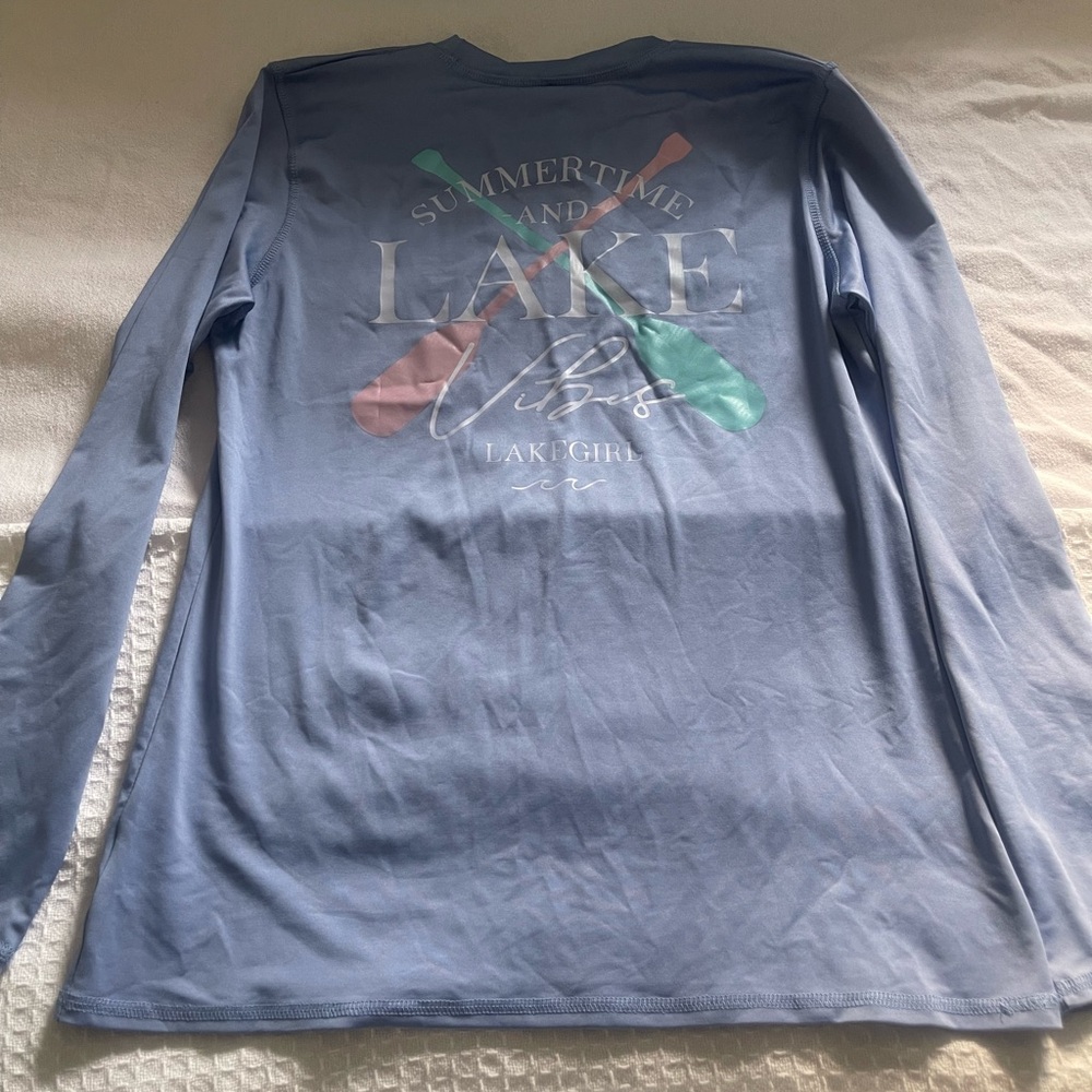 Women's Sky Blue Long Sleeve Jersey - Picture 4 of 7